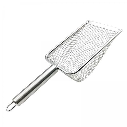 AWHAO 2X Katzenstreuschaufel, Feinmaschig, Aus Metall, für Reptilienstreu, Reinigungswerkzeug, Feiner Sand, Streuschaufel für Katzentoilette AWHAO 2X Katzenstreuschaufel, Feinmaschig, Aus Metall, für Reptilienstreu, Reinigungswerkzeug, Feiner Sand, Streuschaufel für Katzentoilette von AWHAO
