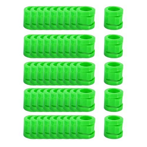 ＡＷＨＡＯ 50 X 9 Mm Große Taubenfüße Zur Vogelidentifikation, zu öffnendes Zubehör für Landwirtschaftliche Bedarfsartikel, Multifunktional, Mi, GrÜn von ＡＷＨＡＯ
