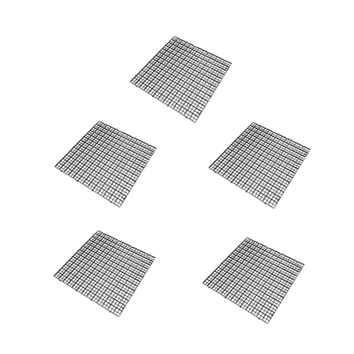 AWHAO 5X Aquarium-Teilerdeckel, Trennnetz, Mehrzweck-Filterplatten unten, einfach zu selbst zu bauende Filterbretter unten, Trennschalen, Schwarz AWHAO 5X Aquarium-Teilerdeckel, Trennnetz, Mehrzweck-Filterplatten unten, einfach zu selbst zu bauende Filterbretter unten, Trennschalen, Schwarz von AWHAO