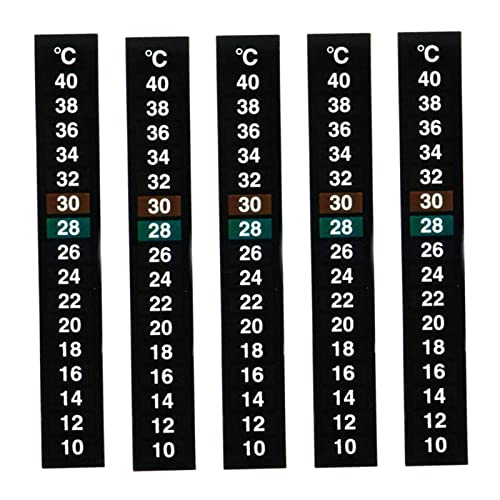 AWHAO 5pcs Aquarium Angeltank Thermometer Temp Aufkleber 10 40 ℃ Einfach Lesen AWHAO 5pcs Aquarium Angeltank Thermometer Temp Aufkleber 10 40 ℃ Einfach Lesen von AWHAO