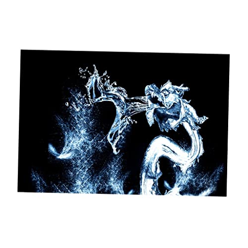 ＡＷＨＡＯ Aquarium Hintergrund Bild Vivarium Wallpaper Meerjungfrau, Wasser Drache, L von ＡＷＨＡＯ