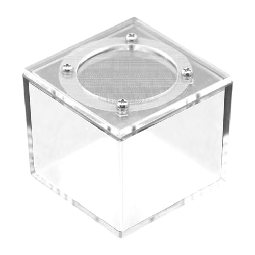 AWHAO Box Reptilienzuchtkoffer Acryl Kleiner Praktischer Reptilientankbehälter für Skorpione Skorpionschlange, Quadrat AWHAO Box Reptilienzuchtkoffer Acryl Kleiner Praktischer Reptilientankbehälter für Skorpione Skorpionschlange, Quadrat von AWHAO