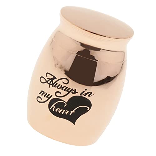 ＡＷＨＡＯ Edelstahl Feuerbestattung Urn Ash Memorial Jar, Always in My Heart von ＡＷＨＡＯ