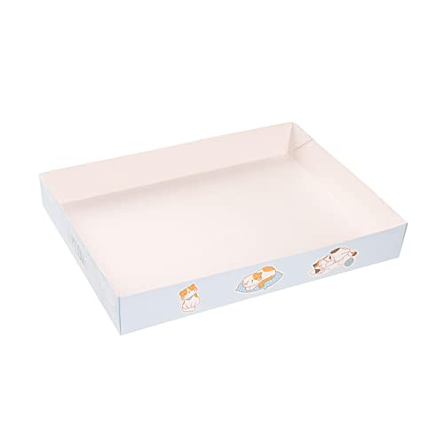 AWHAO Einweg Katzentoilette, Kitty Reisetoilette, Töpfchentoilette für Hauskatzen, Blau 35x25,5x5cm AWHAO Einweg Katzentoilette, Kitty Reisetoilette, Töpfchentoilette für Hauskatzen, Blau 35x25,5x5cm von AWHAO