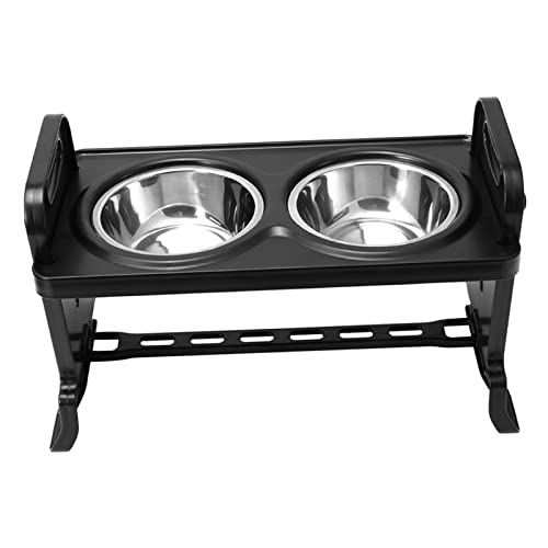 ＡＷＨＡＯ Elevated Dog Bowls Raised Pet Bowls w/Stainless Steel Bowls Dish L von ＡＷＨＡＯ