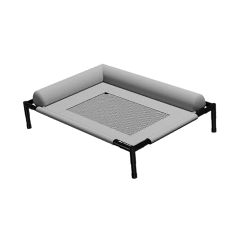ＡＷＨＡＯ Erhöhte Haustierbett Katzenbetthund Hängematte tragbares Hochbett -Haustierbett für Hunde Katzen, Gray L von ＡＷＨＡＯ