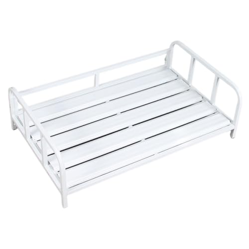 AWHAO Erhöhtes Hundebett, Zubehör, Kohlenstoffstahl, rutschfeste Füße, Heimtierbedarf, Outdoor-Geschenke, strapazierfähig, Weiß AWHAO Erhöhtes Hundebett, Zubehör, Kohlenstoffstahl, rutschfeste Füße, Heimtierbedarf, Outdoor-Geschenke, strapazierfähig, Weiß von AWHAO