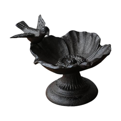 AWHAO Garten Vogelbad Schüssel Fütterung Station Blume Vogel Feeder mit Vogel Dekoration für Outdoor AWHAO Garten Vogelbad Schüssel Fütterung Station Blume Vogel Feeder mit Vogel Dekoration für Outdoor von AWHAO