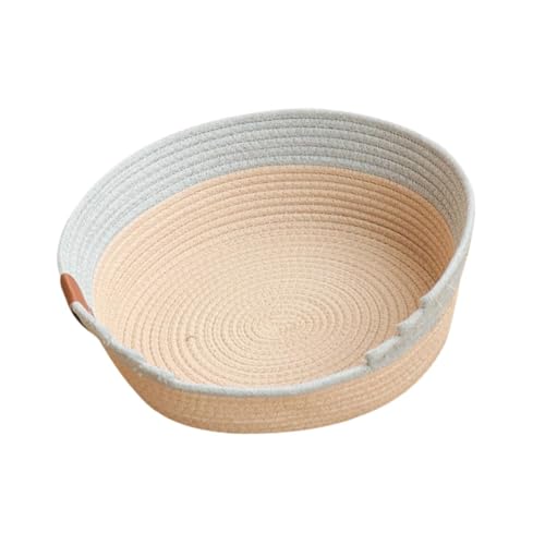 AWHAO Gewebtes Katzenbett, Korb, Katzenkratzbrett, Loungebett, waschbar, universelles Heimtierbedarf, Schlafbett, L AWHAO Gewebtes Katzenbett, Korb, Katzenkratzbrett, Loungebett, waschbar, universelles Heimtierbedarf, Schlafbett, L von AWHAO