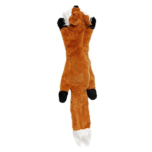 ＡＷＨＡＯ Große Hunde Spielzeug Pet Chew Squeak Quietschende Plüschtiere Interactive Tough Gift, Fuchs von ＡＷＨＡＯ