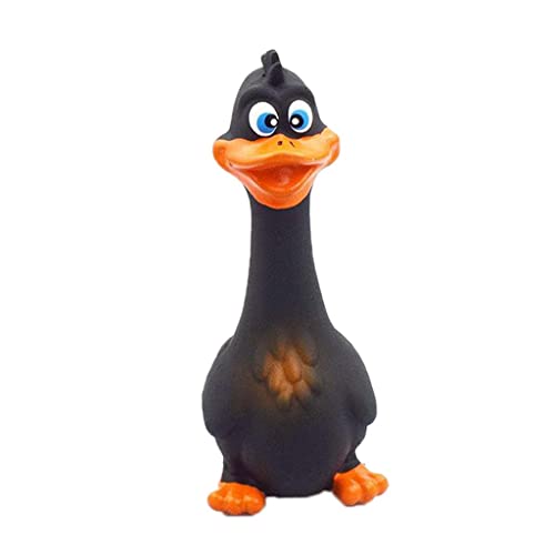 AWHAO Gummihuhn Schreien Schrillen Welpen Kauen Lustiges Spielzeug Geschenk, Braun 17x6cm AWHAO Gummihuhn Schreien Schrillen Welpen Kauen Lustiges Spielzeug Geschenk, Braun 17x6cm von AWHAO