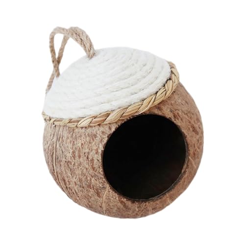 AWHAO Hängendes Vogelhaus, aus Kokosnussschale, Lebensraum für Haustierkäfige AWHAO Hängendes Vogelhaus, aus Kokosnussschale, Lebensraum für Haustierkäfige von AWHAO