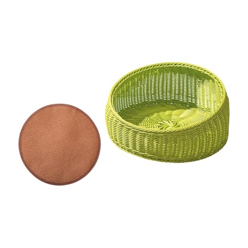AWHAO Halb geschlossene Katzennest -Katzenbett Korb weebend kratzend resistent alle Katzenkratzkorbkätzchen Bett, GrÜn AWHAO Halb geschlossene Katzennest -Katzenbett Korb weebend kratzend resistent alle Katzenkratzkorbkätzchen Bett, GrÜn von AWHAO