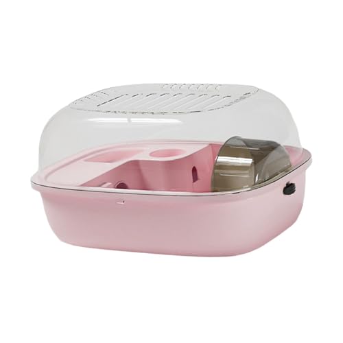 ＡＷＨＡＯ Hamster Käfig Kleintiere Käfig tragbares Haus Hamster Gehege für Hedgehogratten, Rosa von ＡＷＨＡＯ
