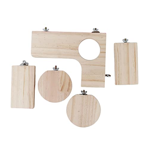 ＡＷＨＡＯ Hamsterkäfig Plattform Set, Chinchilla Ständer Aus Holz mit von ＡＷＨＡＯ