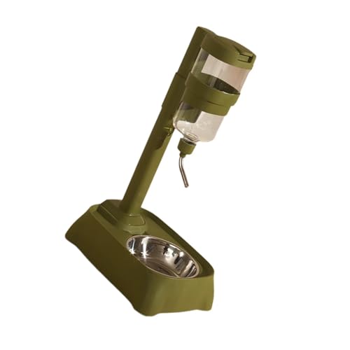 AWHAO Haustier Automatische Wassertrinker Wasserflasche Stand Cat Dog Bowl Automatische Futtermittel für kleines Tier, GrÜn AWHAO Haustier Automatische Wassertrinker Wasserflasche Stand Cat Dog Bowl Automatische Futtermittel für kleines Tier, GrÜn von AWHAO
