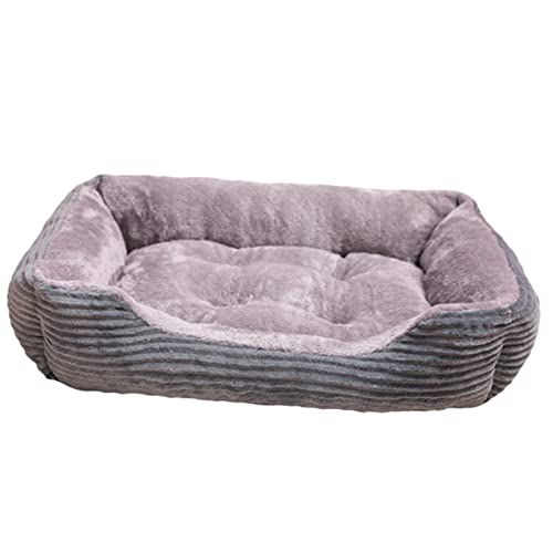 ＡＷＨＡＯ Haustier Hund Katzenbett Winter Schlafen Bequem Abnehmbares Kissen Bett, L von ＡＷＨＡＯ