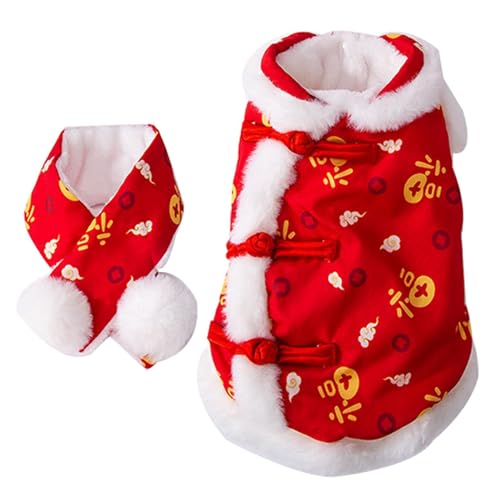 ＡＷＨＡＯ Hund Tang Anzug Winter Warm Haustier Mantel Hund Wintermantel Winter Welpen Kleidung für Motto Party, L von ＡＷＨＡＯ