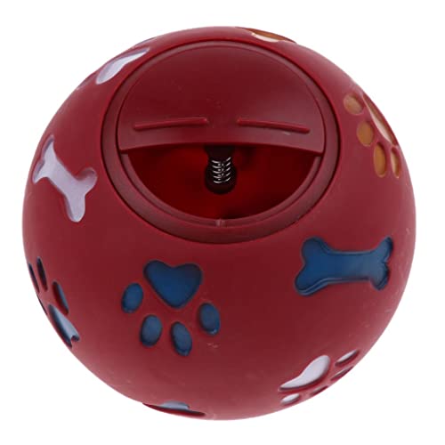 ＡＷＨＡＯ Hundeball Spielzeug aus strapazierfähigem Material für Hunde Aller Größen, Rot - M von ＡＷＨＡＯ