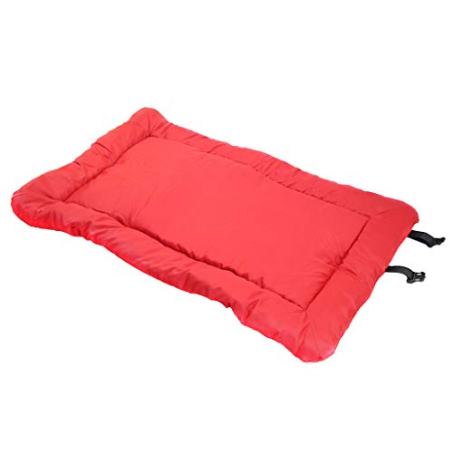 AWHAO Hundebettmatte Weiche Waschbare Haustiermatratze für Große Mittelgroße Kleine Hunde, Rot AWHAO Hundebettmatte Weiche Waschbare Haustiermatratze für Große Mittelgroße Kleine Hunde, Rot von AWHAO