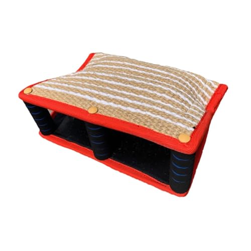 AWHAO Hundebisskissen-Trainingshülse, interaktiver Spielzeug-Hundekeil für Labradore, groß, Rot AWHAO Hundebisskissen-Trainingshülse, interaktiver Spielzeug-Hundekeil für Labradore, groß, Rot von AWHAO