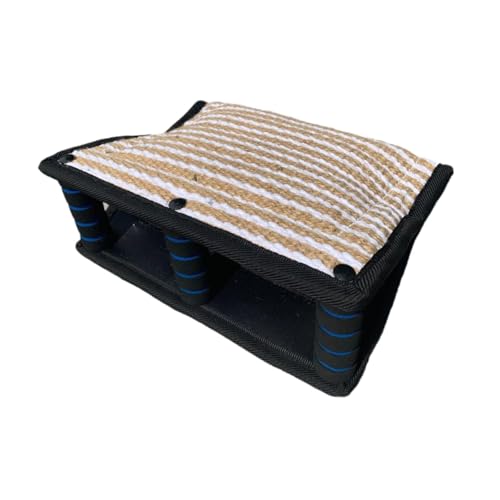 AWHAO Hundebisskissen-Trainingshülse, interaktiver Spielzeug-Hundekeil für Labradore, groß, Schwarz AWHAO Hundebisskissen-Trainingshülse, interaktiver Spielzeug-Hundekeil für Labradore, groß, Schwarz von AWHAO