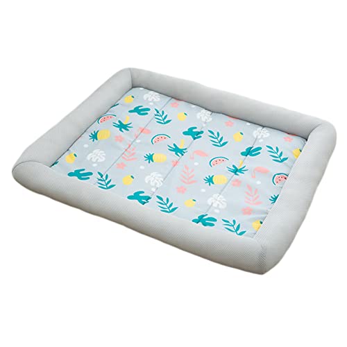 ＡＷＨＡＯ Hundekühlmatte Bett Isomatte Waschbares Sofa Coole Decke Kissen, Grau XL von ＡＷＨＡＯ