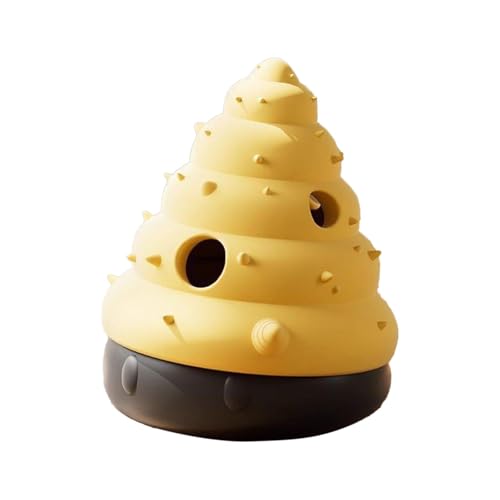 ＡＷＨＡＯ Hundespielzeug Kauspielzeug Snackball Futterspender Intelligenzspielzeug Zur Förderung des Suchverhaltens Und Langsamen Fressens für Welpen Tr, Muschel von ＡＷＨＡＯ
