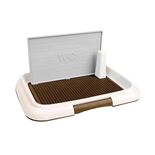 AWHAO Hundetöpfchen Trainingsmatte für Den Innenbereich, Hundestreu Abdeckung, Netzgitter, Kaffee AWHAO Hundetöpfchen Trainingsmatte für Den Innenbereich, Hundestreu Abdeckung, Netzgitter, Kaffee von AWHAO