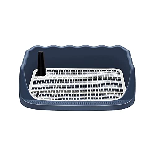AWHAO Hundetöpfchen für Den Innenbereich, Hundetoilette, Hält Pfoten Und Böden Sauber, Katzentoilette, Pinkelkissenhalter für Kleine Und Mittelgroße Hunde, Blau AWHAO Hundetöpfchen für Den Innenbereich, Hundetoilette, Hält Pfoten Und Böden Sauber, Katzentoilette, Pinkelkissenhalter für Kleine Und Mittelgroße Hunde, Blau von AWHAO