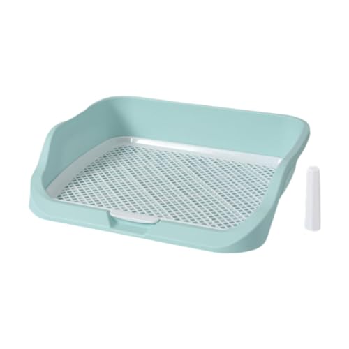 AWHAO Hundetoilette, Katzentoilette, komfortable, Wiederverwendbare Netzgitter, Haustier-Trainingstoilette, Hundetöpfchenunterlage für den Innenbereich, Hellblau AWHAO Hundetoilette, Katzentoilette, komfortable, Wiederverwendbare Netzgitter, Haustier-Trainingstoilette, Hundetöpfchenunterlage für den Innenbereich, Hellblau von AWHAO