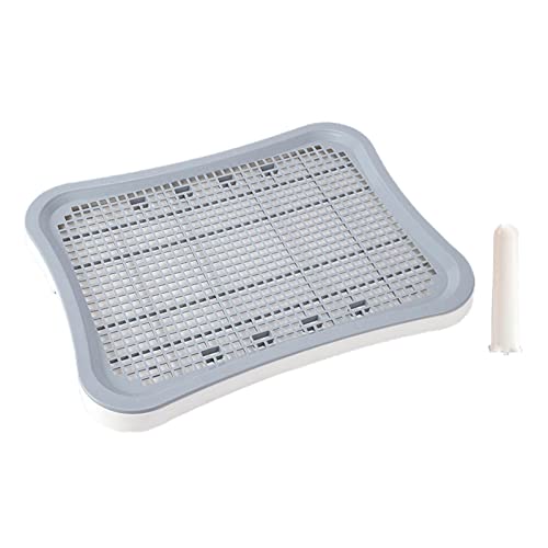 ＡＷＨＡＯ Hundetoilette, Welpen PIPI Pad, Langlebig, Sauber Halten, Abnehmbares Becken, rutschfest, Hundetöpfchen Tablett, Haustier Töpfchentrainer, Welpenzubeh, Weiß von ＡＷＨＡＯ