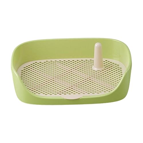 AWHAO Hundetoiletten Trainings Töpfchen Tablett, Trainingsunterlage, Toilette, Bettpfanne, Toilette, Wohnung, Töpfchen Trainer, Haustier für Kleine, Mittelg, Grün 40x30x11cm AWHAO Hundetoiletten Trainings Töpfchen Tablett, Trainingsunterlage, Toilette, Bettpfanne, Toilette, Wohnung, Töpfchen Trainer, Haustier für Kleine, Mittelg, Grün 40x30x11cm von AWHAO