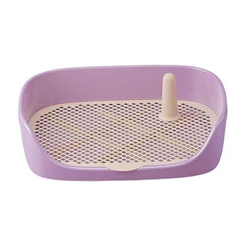 AWHAO Hundetoiletten Trainings Töpfchen Tablett, Trainingsunterlage, Toilette, Bettpfanne, Toilette, Wohnung, Töpfchen Trainer, Haustier für Kleine, Mittelg, Lila 40x30x11cm AWHAO Hundetoiletten Trainings Töpfchen Tablett, Trainingsunterlage, Toilette, Bettpfanne, Toilette, Wohnung, Töpfchen Trainer, Haustier für Kleine, Mittelg, Lila 40x30x11cm von AWHAO