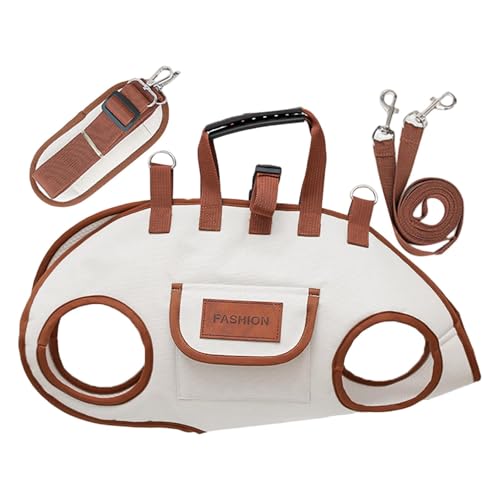 ＡＷＨＡＯ Hundetragetasche, Hunde-Hebegeschirr mit Leckerli-Tasche, Schultertrage für und Spaziergänge, S von ＡＷＨＡＯ