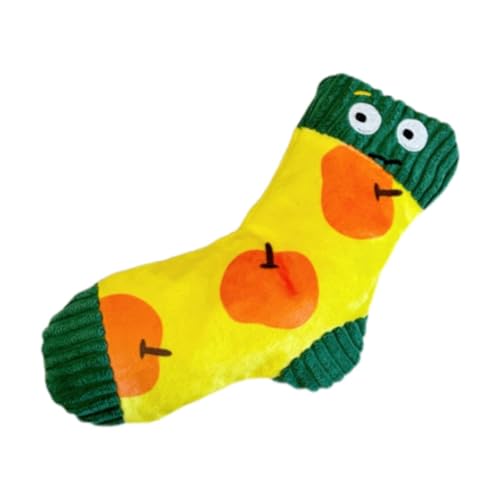 AWHAO Hundewelpenspielzeug Haustiere unterhaltsam interaktive lustige süße Quietschspielzeug gefüllte Socken, Gelb AWHAO Hundewelpenspielzeug Haustiere unterhaltsam interaktive lustige süße Quietschspielzeug gefüllte Socken, Gelb von AWHAO