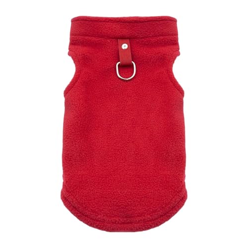 AWHAO Hundeweste Hundepullover Warmes Futter Rot Bequeme Winddichte Winterkleidung für Hunde, M AWHAO Hundeweste Hundepullover Warmes Futter Rot Bequeme Winddichte Winterkleidung für Hunde, M von AWHAO