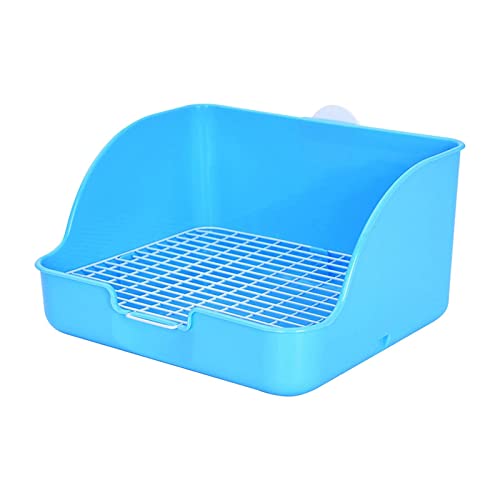 AWHAO Kaninchen/Kleintierstreu/rechteckiger Häschen Töpfchentrainer, Eckbettkäfig, Töpfchenbox für Hamster, Chinchillas, Galesaurier, Blau AWHAO Kaninchen/Kleintierstreu/rechteckiger Häschen Töpfchentrainer, Eckbettkäfig, Töpfchenbox für Hamster, Chinchillas, Galesaurier, Blau von AWHAO