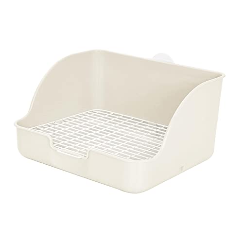 AWHAO Kaninchen/Kleintierstreu/rechteckiger Häschen Töpfchentrainer, Eckbettkäfig, Töpfchenbox für Hamster, Chinchillas, Galesaurier, Weiß AWHAO Kaninchen/Kleintierstreu/rechteckiger Häschen Töpfchentrainer, Eckbettkäfig, Töpfchenbox für Hamster, Chinchillas, Galesaurier, Weiß von AWHAO
