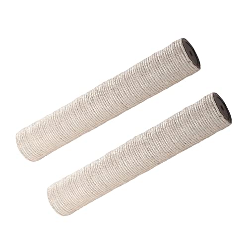 AWHAO Katzen Ersatz, Durchmesser 2,8 Zoll, Interaktives DIY Spielzeug, Sofa Möbelschutz, Kratzbaum Nachfüllstange für Kleintiere, Beige 30cm AWHAO Katzen Ersatz, Durchmesser 2,8 Zoll, Interaktives DIY Spielzeug, Sofa Möbelschutz, Kratzbaum Nachfüllstange für Kleintiere, Beige 30cm von AWHAO