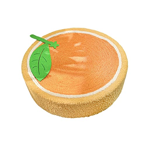 AWHAO Katzen Kratzschüssel Kratzbrett Trainingsspielzeug Haus Sofa Kratzlounge Bett Kratzpad Nest Zum Schlafen Möbelschutz, Orange AWHAO Katzen Kratzschüssel Kratzbrett Trainingsspielzeug Haus Sofa Kratzlounge Bett Kratzpad Nest Zum Schlafen Möbelschutz, Orange von AWHAO