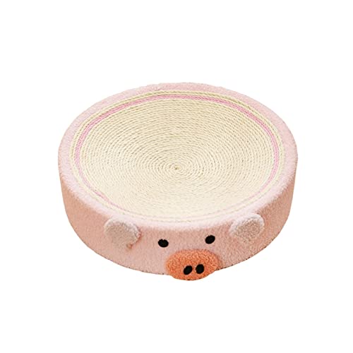 AWHAO Katzen Kratzunterlage, Interaktives Spielzeug, Möbelschutz, Langlebige Schleifkrallen, Niedliches Gewelltes Katzen Kratzunterlage Bett für Kätzchen, Schweinchen AWHAO Katzen Kratzunterlage, Interaktives Spielzeug, Möbelschutz, Langlebige Schleifkrallen, Niedliches Gewelltes Katzen Kratzunterlage Bett für Kätzchen, Schweinchen von AWHAO