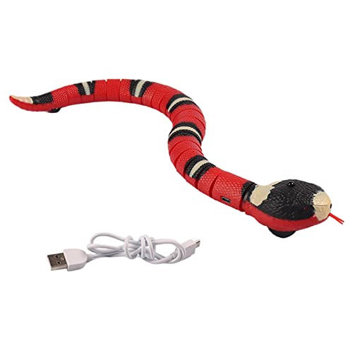 ＡＷＨＡＯ Katzen Schlangenspielzeug, USB Wiederaufladbar, Bewegend, Gruselig von ＡＷＨＡＯ