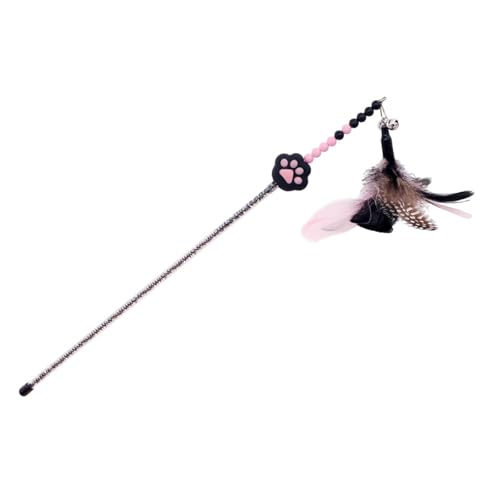 AWHAO Katzenangel, interaktives, lustiges, Robustes, Flexibles Spielspielzeug, Katzenspielzeug zum Jagen, Springen und Training für Hauskatzen, Schwarz AWHAO Katzenangel, interaktives, lustiges, Robustes, Flexibles Spielspielzeug, Katzenspielzeug zum Jagen, Springen und Training für Hauskatzen, Schwarz von AWHAO