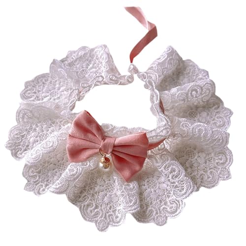 AWHAO Katzenhalsband, Kätzchen-Spitzenhalsband, Welpenlätzchen, Urlaubshalsband für Urlaubsfoto-Requisiten AWHAO Katzenhalsband, Kätzchen-Spitzenhalsband, Welpenlätzchen, Urlaubshalsband für Urlaubsfoto-Requisiten von AWHAO