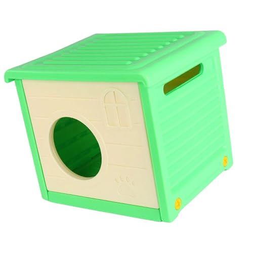 AWHAO Katzenhaus für Outdoor Cat Hideaway Kennel Wildkatzen Schutz für kleine Tiere, Beige AWHAO Katzenhaus für Outdoor Cat Hideaway Kennel Wildkatzen Schutz für kleine Tiere, Beige von AWHAO