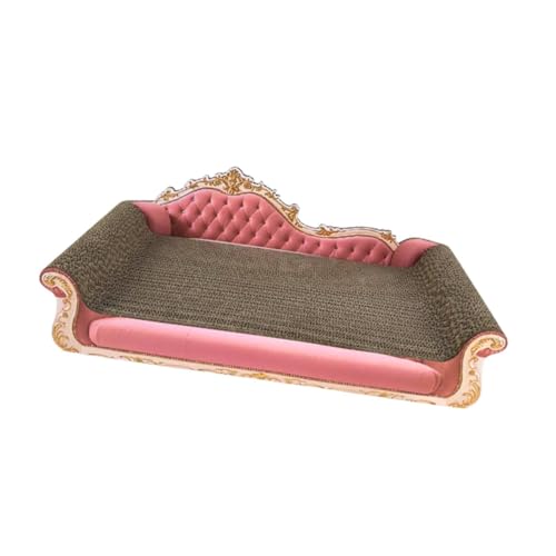 AWHAO Katzenkratzbrett, Katzenkratzsofa, Bett für Die Entspannung von Hauskatzen Und Die Krallenpflege, Rosa AWHAO Katzenkratzbrett, Katzenkratzsofa, Bett für Die Entspannung von Hauskatzen Und Die Krallenpflege, Rosa von AWHAO
