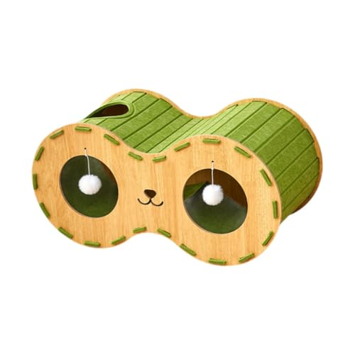 AWHAO Katzenkratzbrett, Loungebett, Katzenversteckhöhle, mit Ballspielzeug, Kratzbrett für Kätzchentraining, Spieltunnel, Aktivitätsspielzeug, GrÜn AWHAO Katzenkratzbrett, Loungebett, Katzenversteckhöhle, mit Ballspielzeug, Kratzbrett für Kätzchentraining, Spieltunnel, Aktivitätsspielzeug, GrÜn von AWHAO