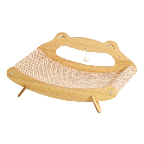 AWHAO Katzenkratzer -Couch Couch für Innenkatzen mit Ball Möbel Beschützer Cardboard Lounge Bett, S AWHAO Katzenkratzer -Couch Couch für Innenkatzen mit Ball Möbel Beschützer Cardboard Lounge Bett, S von AWHAO
