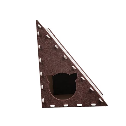 ＡＷＨＡＯ Katzenkratzer Möbelschutz Filz Katzenpolster Kätzchen Spielzeug für Innenkatzen, Braun Und Weiß von ＡＷＨＡＯ